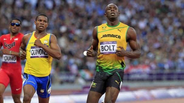 Londres - 5 août 2012
: il remporte son 2e titre olympique en remportant le 100 m. ©Belgaimage