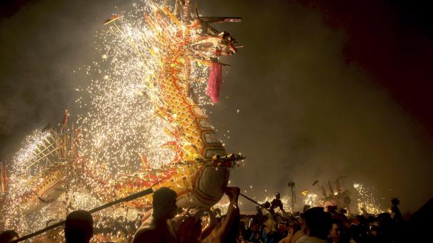 La fête des lanternes achève les festivités liées au Nouvel an chinois. Apothéose
!