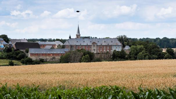 L’abbaye de Brogne, où est brassée la bière éponyme, à Saint-Gérard.
