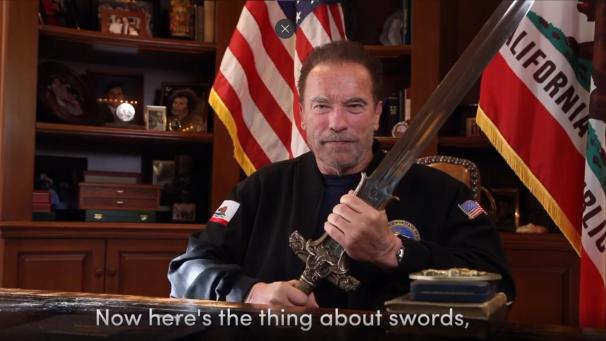 Le gouverneur Arnold Schwarzenegger a publié une vidéo dans laquelle il compare les attaquants du Capitole à des Nazis.