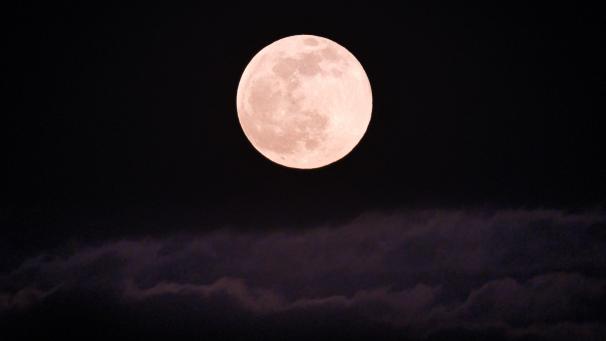 La lune rose est la première pleine lune du printemps.
