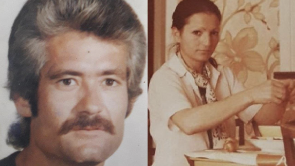 Photomontage des parents Ramón Martos Sánchez et Rosario Cuetos Cruz.