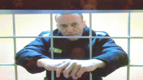 Alexei Navalny en prison en Russie, en mai 2022.
