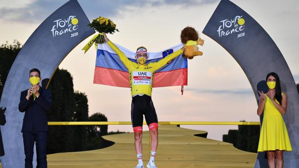 Tadej Pogacar au Tour de France 2020