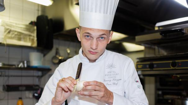 Danny Khezzar, finaliste de la saison 14 de «Top Chef» et chef du restaurant «Bayview by Michel Roth» à Genève - Belga Image