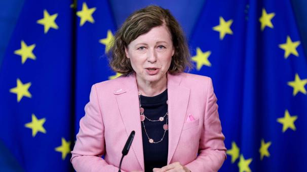 Vera Jourova, vice-présidente de la Commission européenne et chargée du respect des Valeurs de l’Union européenne et de la Transparence.