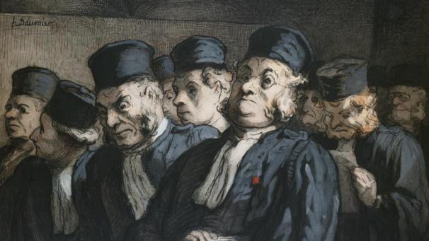 « Les avocats » d’Honoré Daumier (c.1862) : art, droit et culture, comment s’y retrouver ?