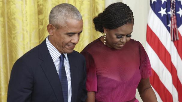 Michelle et Barack Obama à Washington (États-Unis), le 7 septembre 2022 - Belga Image