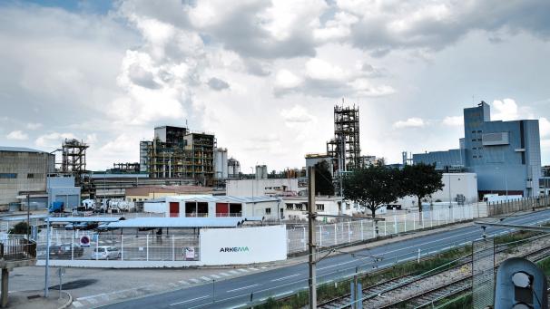 L’usine Arkema à Pierre-Bénite près de Lyon, le 3 juin 2023. 