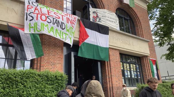 Des occupations de locaux se développent sur certains sites universitaires aux Etats-Unis et en Europe (Paris, Gand, Bruxelles…) pour dénoncer la situation à Gaza.