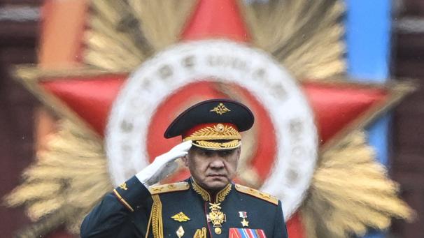 Sergueï Choïgou lors de la parade militaire du 9 mai 2024.