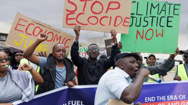 Manifestation pour une justice climatique à Nairobi le 25 mai.