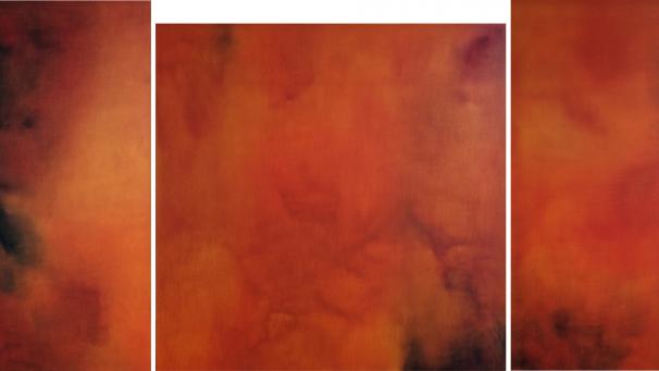 Huile sur toile triptyque 2 x150 cm x 70 cm et 140 cm x 140 cm – 1997.