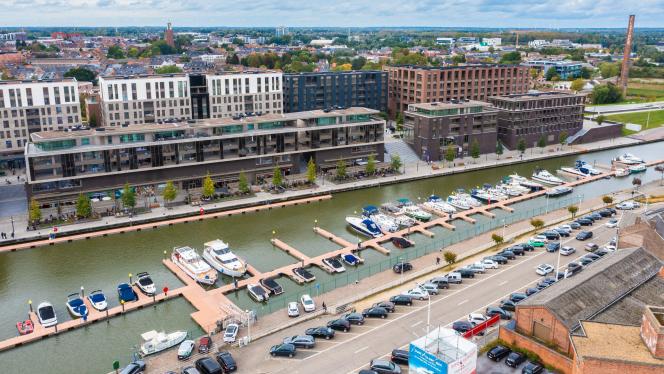 Le portefeuille de HappyNest propose pour l’heure des biens dans plusieurs villes flamandes, dont Hasselt où Matexi développe l’important projet intitulé Quartier Bleu.