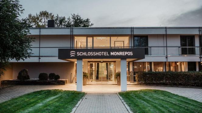 L’entrée du  Schlosshotel Monrepos.