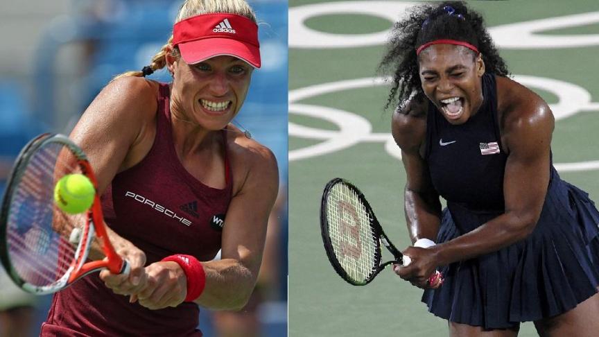 Angelique Kerber et Serena Williams - Photonews