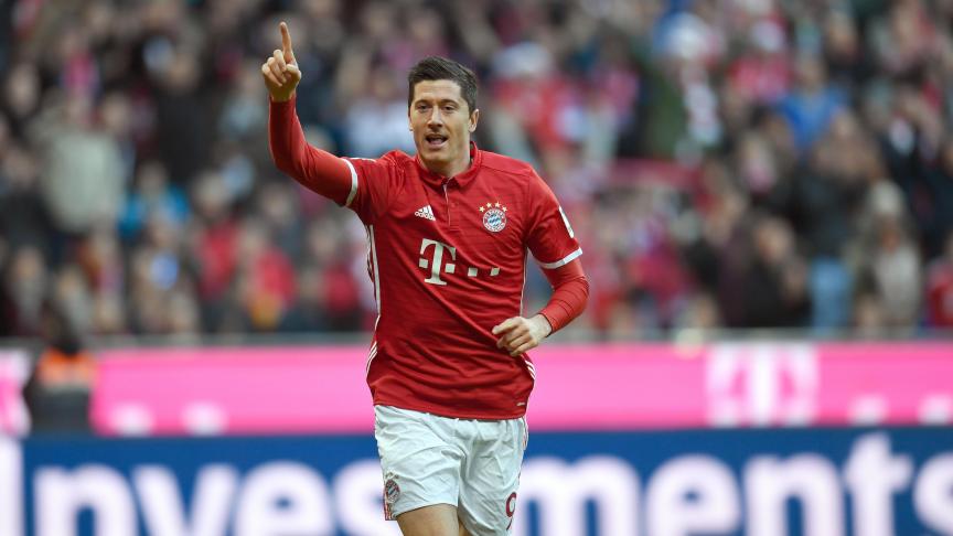 Robert Lewandowski est l’une des stars du Bayern Munich. © Reporters/DPA/Sven Hoppe