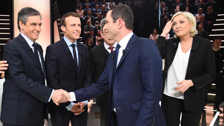Et si François Fillon et Benoît Hamon, représentants officiels de la droite et de la gauche «
de gouvernement
», étaient absents du second tour
? © Reporters.
