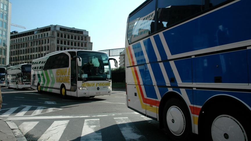 Actuellement, 160 autocars quittent Bruxelles chaque jour.