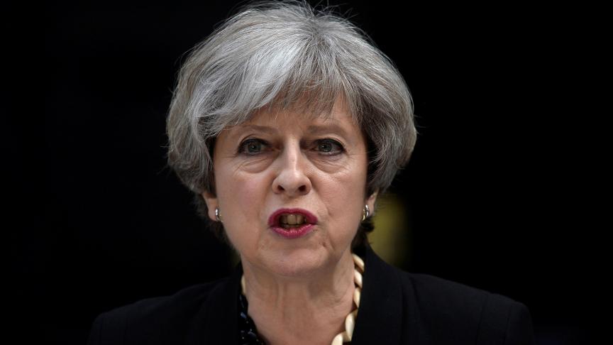 Theresa May, en quête d’une majorité renforcée. Pari gagnant
? © Reuters.