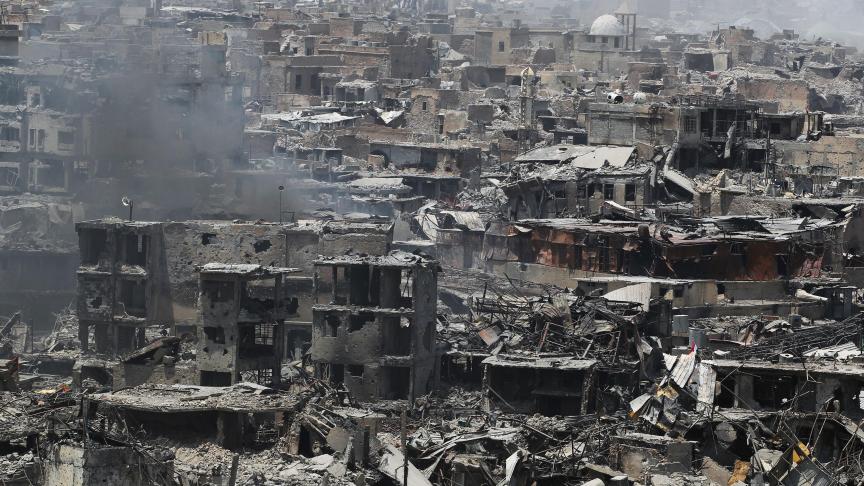 Les civils piégés dans la ville ont vécu dans des conditions «terribles», subissant pénuries en tout genre, bombardements et intenses combats, et servant de «boucliers humains». AFP