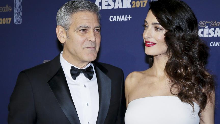 George Clooney et son épouse, Amal Alamuddin