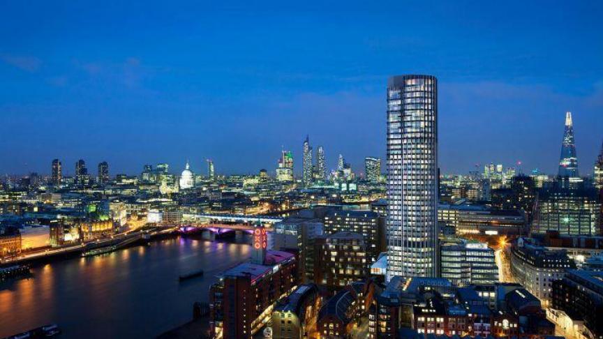 South Bank Tower Londres, 400 m2 avec vue sur Tower Bridge et la Cathédrale Saint-Paul: 78 millions d’euros. DR
