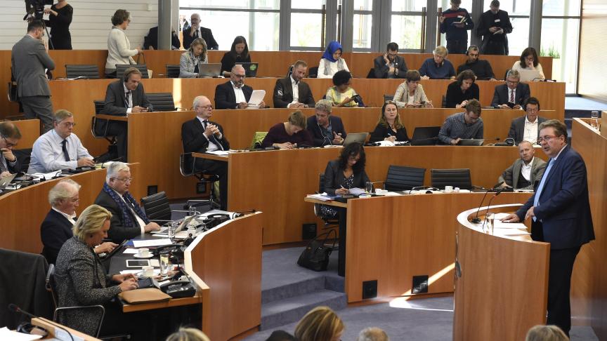 Le parlement bruxellois © Photo News / Didier Lebrun.