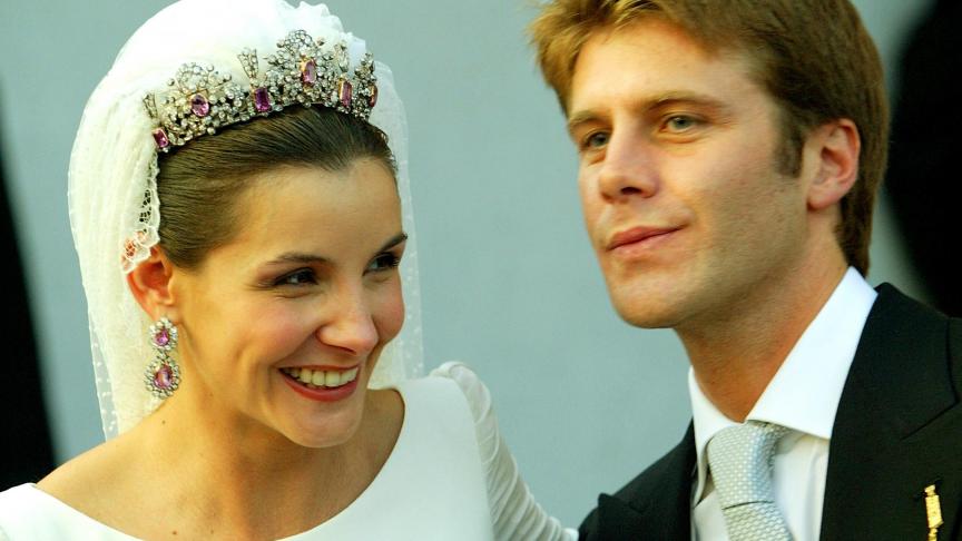 Par son mariage avec Emmanuel-Philibert de Savoie en 2003, l’actrice Clotilde Courau , 34 ans, devient la princesse Clotilde de Savoie, « princesse de Venise et de Piémont ». ©Belgaimage