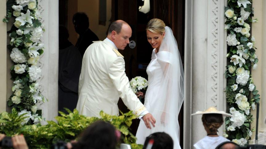 Ancienne championne de natation sud-africaine, Charlen Wittstock se marie au prince Albert II de Monaco en juillet 2011 après un an de relation. © Belgaimage