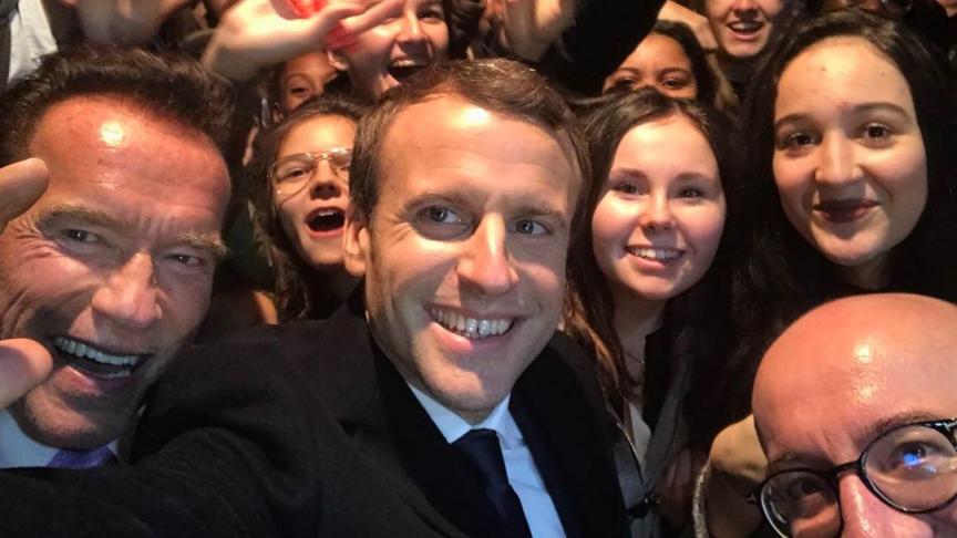 Selfie Macron