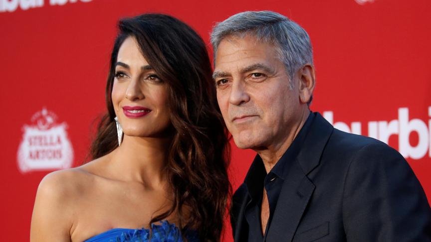 George Clooney et sa femme, Amal.