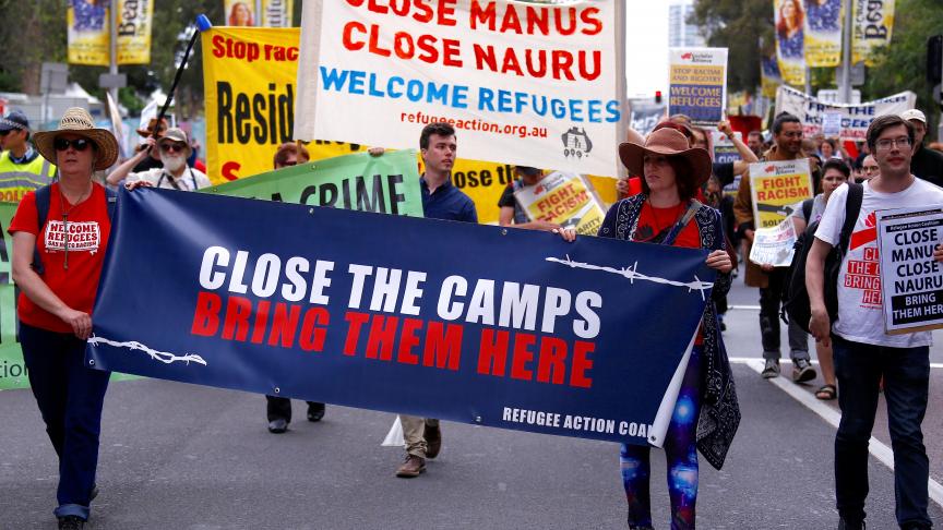 En Australie, la détention de demandeurs d’asile dans les centres de Nauru et de Manus ne fait pas l’unanimité.