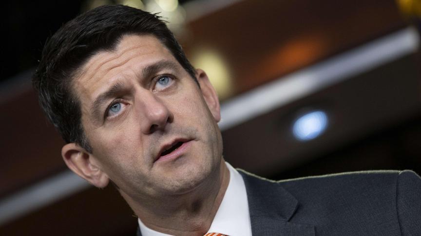 US-HOUSE-SPEAKER-PAUL-RYAN-HOLDS-HIS-WEEKLY-NEWS-CONFERENCE