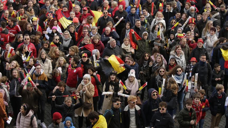 BRUSSELS CITYHALL HOCKEY RED LIONS WORLD CHAMPION