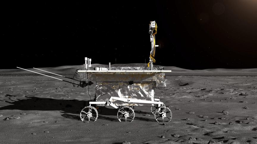 C’est la deuxième fois que le géant asiatique envoie un engin explorer la Lune après le petit robot motorisé Yutu en 2013. Il était resté actif pendant 31 mois, sur la face visible de l’astre.
