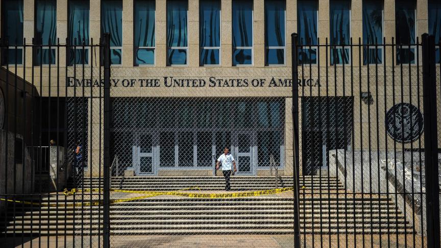 L’ambassade des Etats-Unis à La Havane tourne avec une équipe réduite depuis septembre 2017.