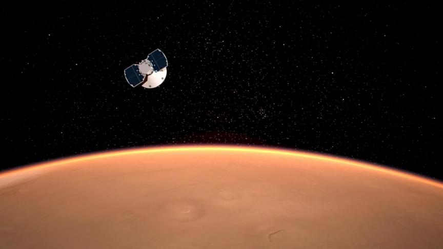 Des satellites U.S. observent déjà la surface de Mars et prélèvent des données. Isopix