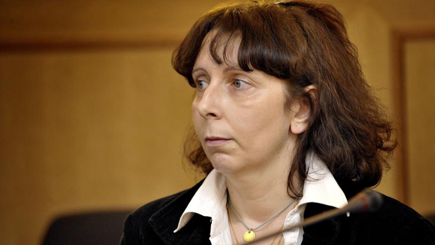 Geneviève Lhermitte lors de son procès, en 2008.