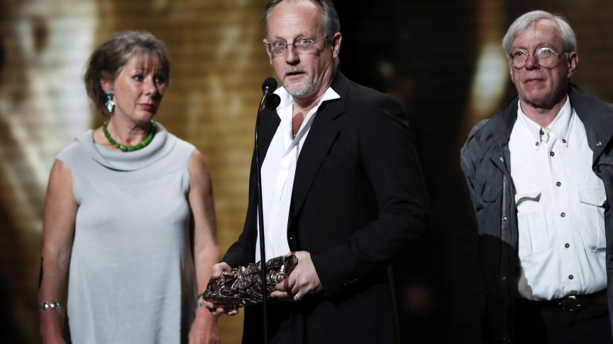La juge Anne Gruwez, Yves Hinant et Jean Libon ont reçu le César  du meilleur documentaire pour « Ni juge ni soumise » qui a conquis 230.000 spectateurs en France.
