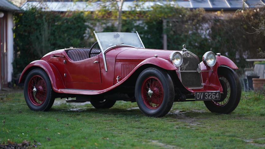 Un amateur déboursa 977.400 euros pour cette Alfa Romeo 6C 1750 Gran Sport roadster Corsica de 1930. Lot 37.