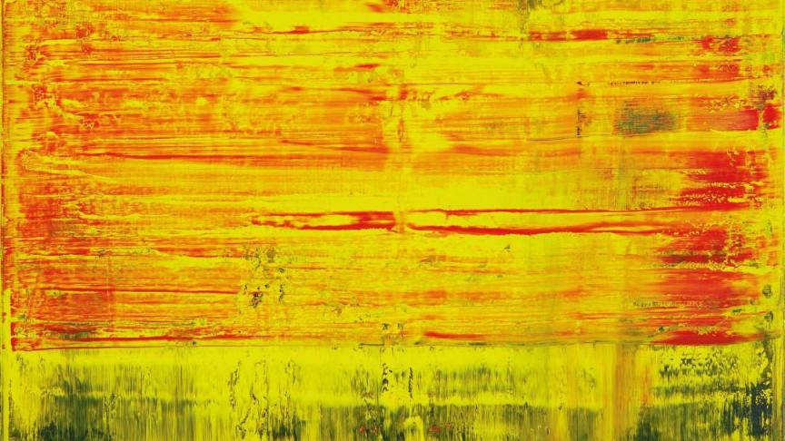 « Abstraktes Bild » par Gerhard Richter s’est vendu un peu plus de 6,9 millions de livres.