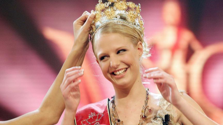 Annelien Coorevits lors du concours Miss Belgique (2007)