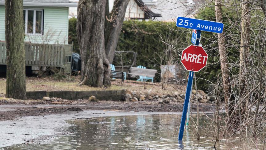 Inondation au Canada © AFP