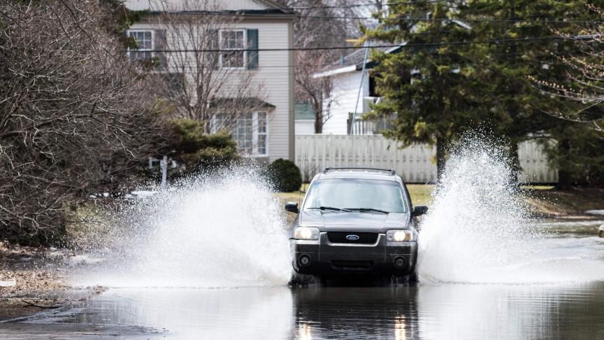 Inondation au Canada © AFP