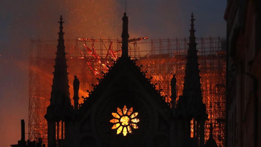 Incendie de la cathédrale Notre-Dame de Paris lundi 15 avril.