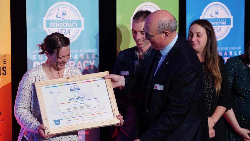 Le mémoire de Louise Claerbout a été récompensé dans la catégorie «
Cooperative Sustainable Economy 2019
».