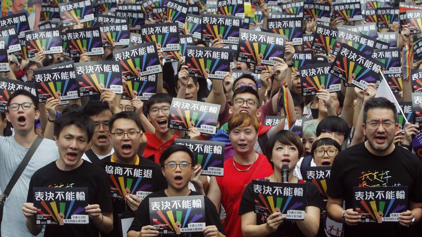 Taiwan a légalisé le mariage entre personnes du même sexe. Une première dans un pays asiatique.