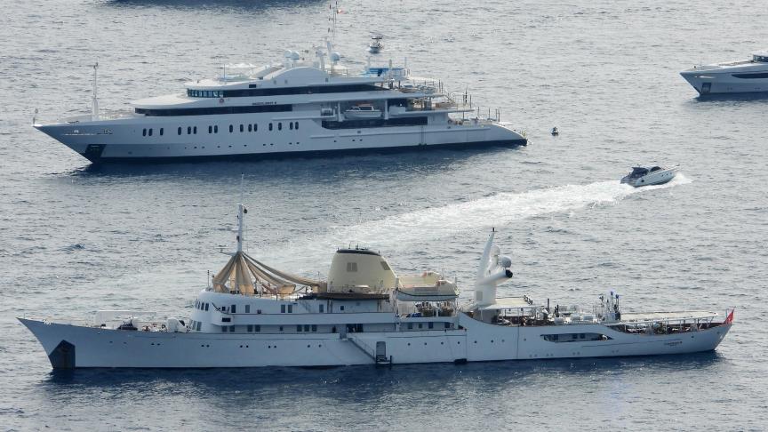 Le «
Christina O
» est un des yachts les plus longs du monde. ©Isopix