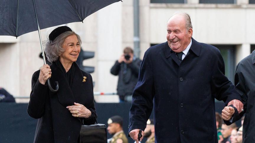 Juan Carlos Ier d’Espagne et son épouse, la reine Sofia